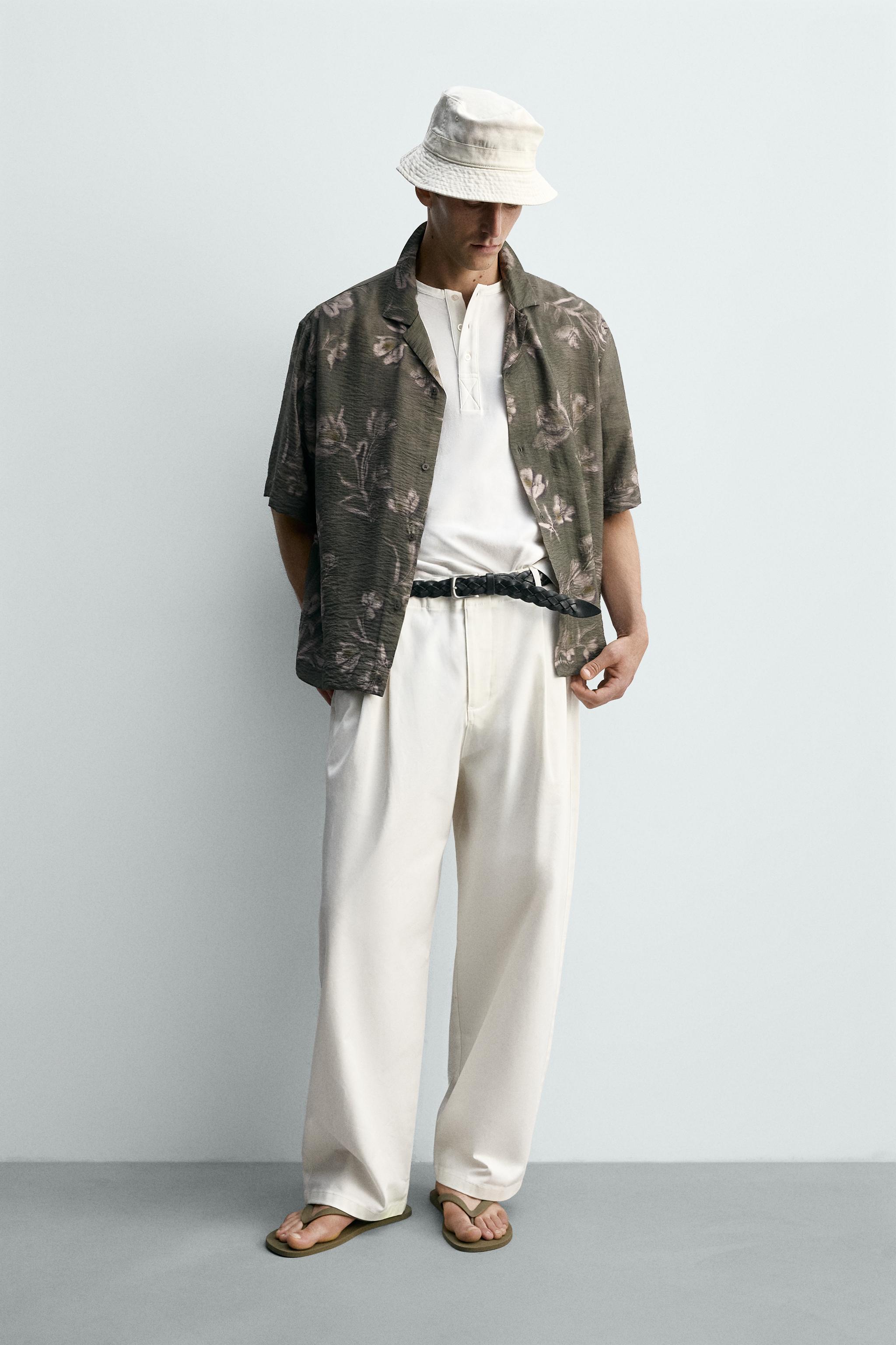 RELAXED FIT FLORAL PRINT SHIRT